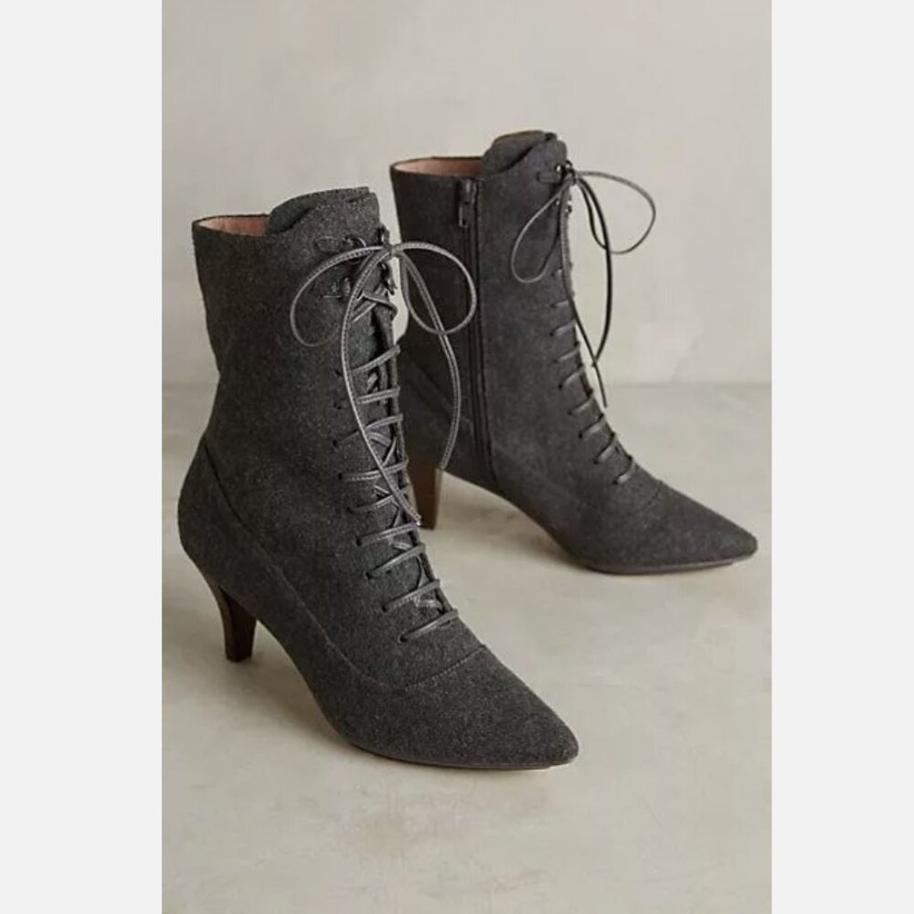 New Anthropologie Farylrobin Maggie Boots size 5 MSRP: $198 wool